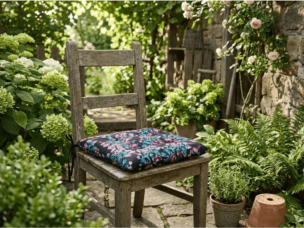 Széktakaró OMBRE 38x38 cm, szürke