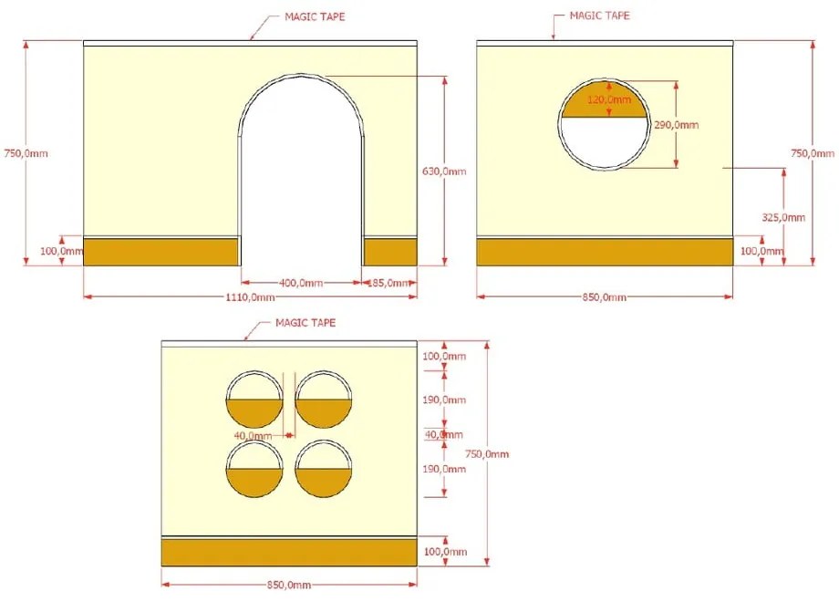 Gyerek függöny ágyhoz Forrest – Vipack