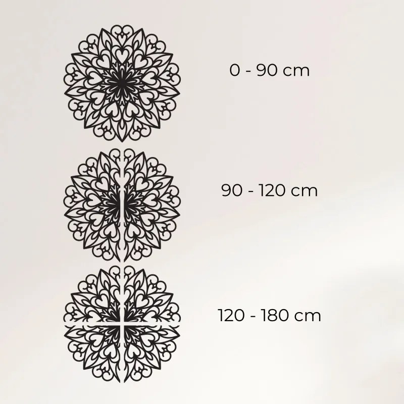 Faragott mandala, fa faldekoráció | FARLIKT