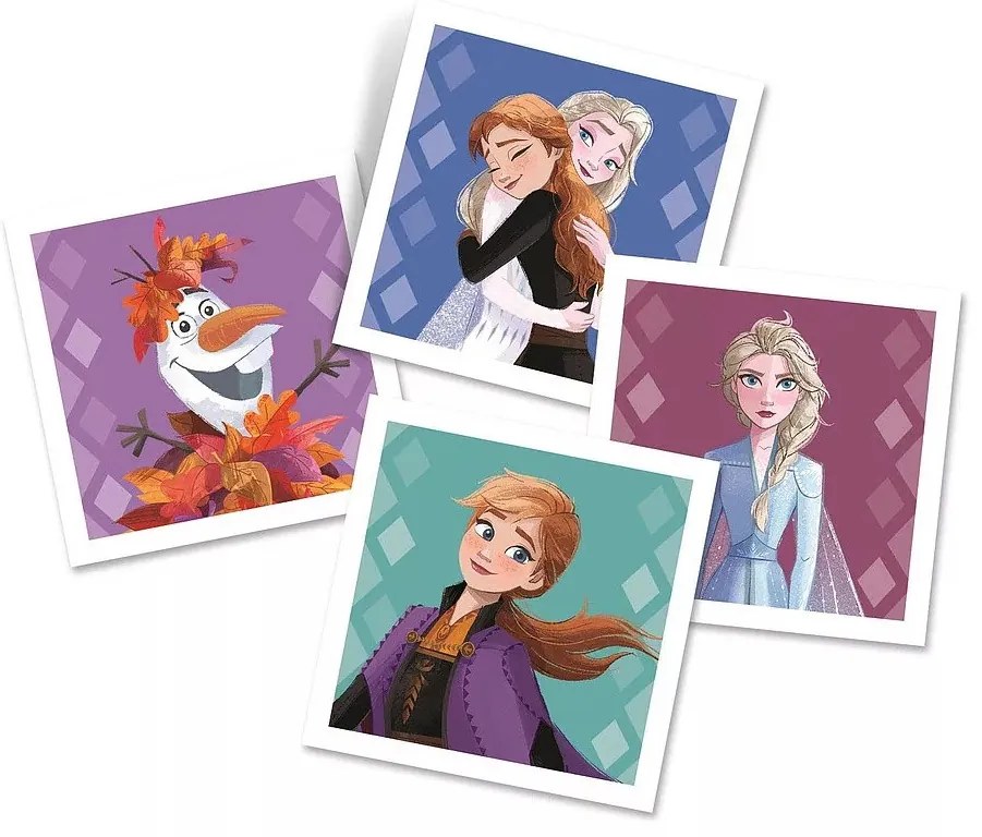 Disney Jégvarázs Leaf Pile memóriajáték 48 db-os Clementoni