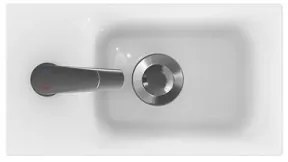 Cersanit S801-218-DSM-fürdőszobai szekrény mosdóval MODUO SLIM 40 cm fényes fehér