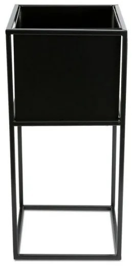 Virágállvány 50x24 cm fekete színben