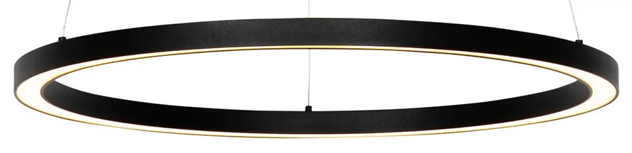 Függesztett lámpa fekete 60 cm LED-del 3 fokozatban szabályozható - Girello