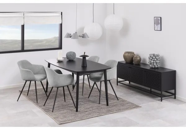 Seth evőeszköztartó fekete