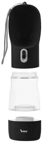 Bottle/bottle with bowl for dog Purlov 21033