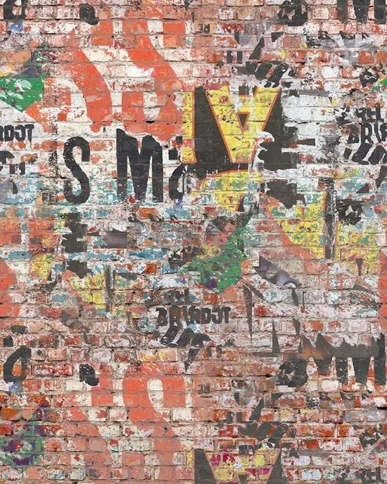 tapéta fotótapéta tégla graffiti