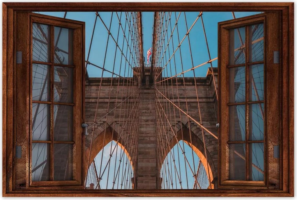 Poszterek 90x60 Kötélhíd Usa Egyesült Államok