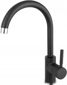 Ferro Álló Mosogató Csaptelep Lugio, Fekete