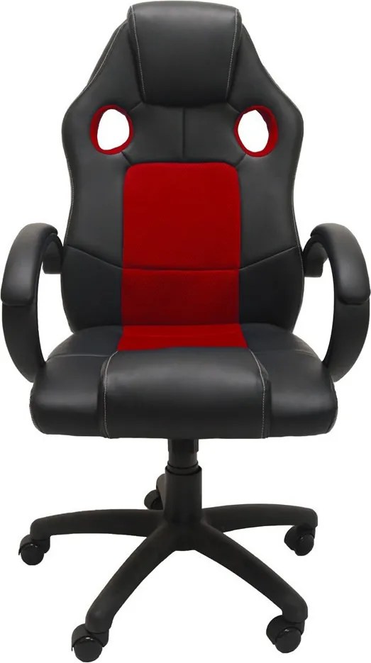 Enzo irodai forgószék, piros-fekete