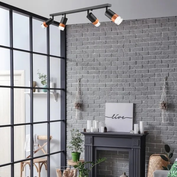 Spotlámpa AURORA 4xGU10/10W/230V 81 cm