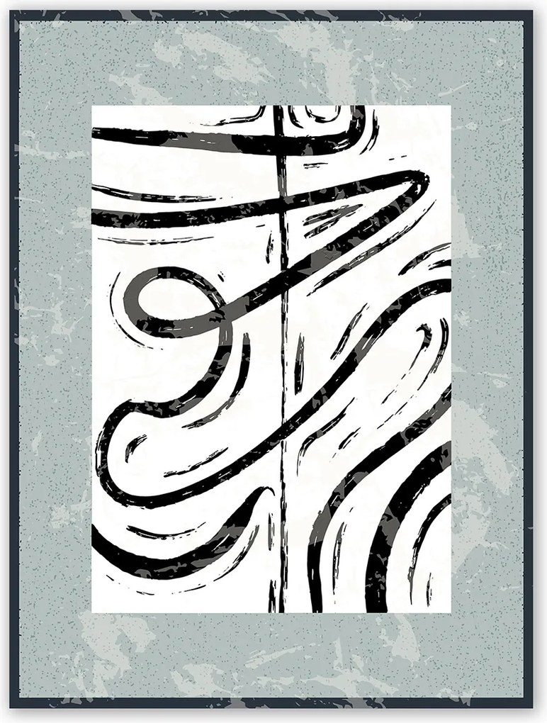 Boho absztrakt modern Poszter 30x40cm #T52