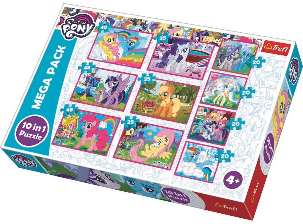 Trefl Puzzle My Little Pony, 10 db