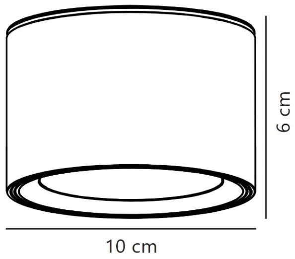 Nordlux - LED Dimmelhető mennyezeti lámpa FALLON LED/5,5W/230V