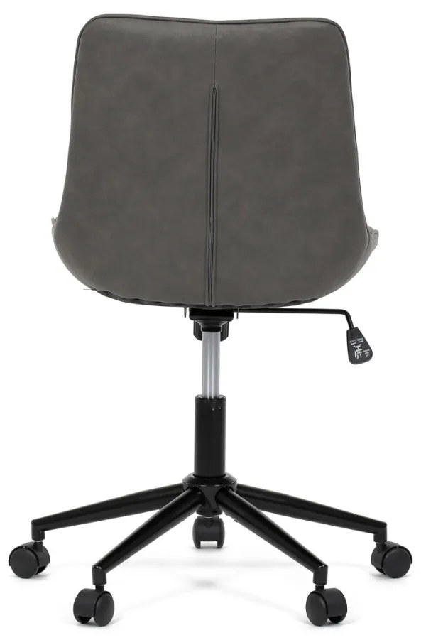 Scaun pivotant de birou cu tapițerie din material gri. KA-V3120