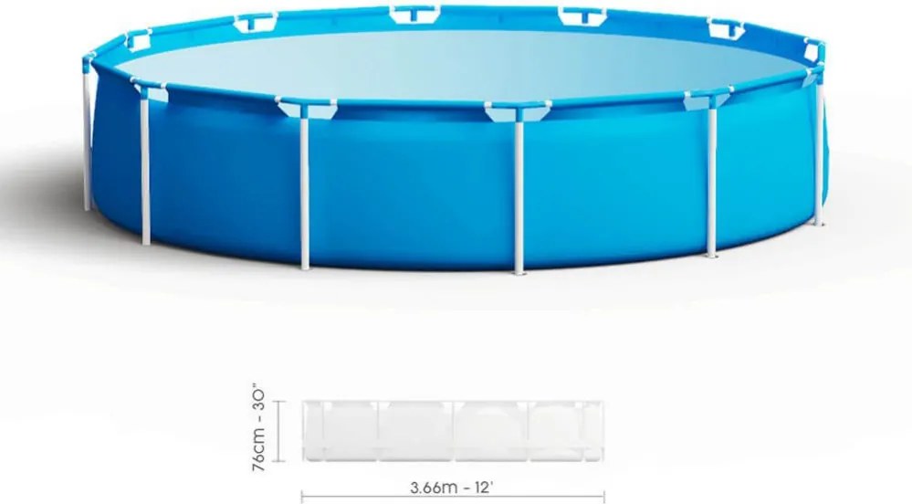 Bestway BAHAMA fémvázas medence vízforgatóval 366 x 76 cm