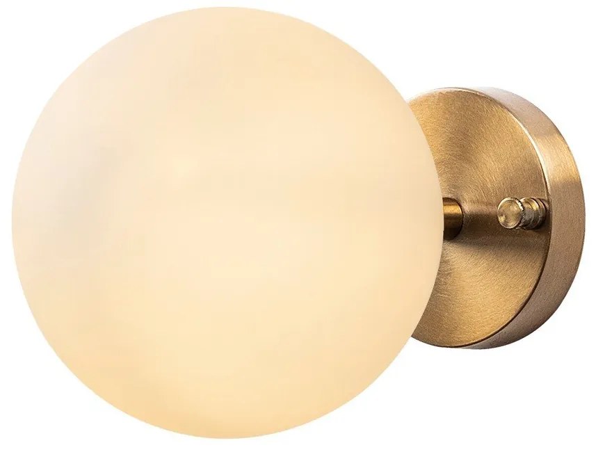 Fehér-bronzszínű fali lámpa ø 15 cm Atmaca – Opviq lights