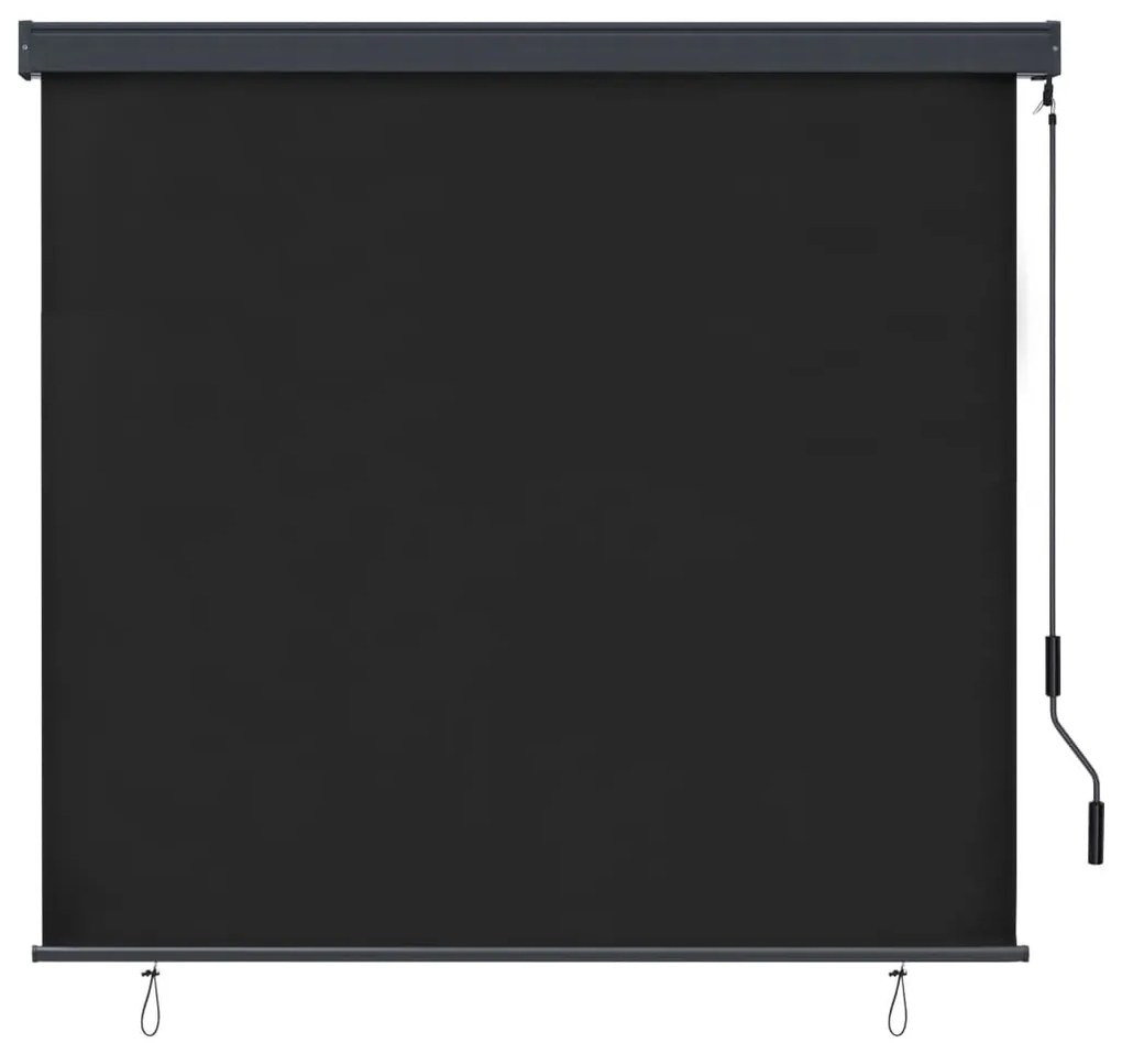 antracitszürke kültéri roló 160 x 250 cm