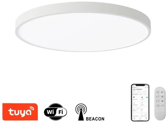 Immax NEO 07253L -LED Dimmelhető lámpa SEMPLICI 60W/230V Wi-Fi Tuya fehér + távirányító