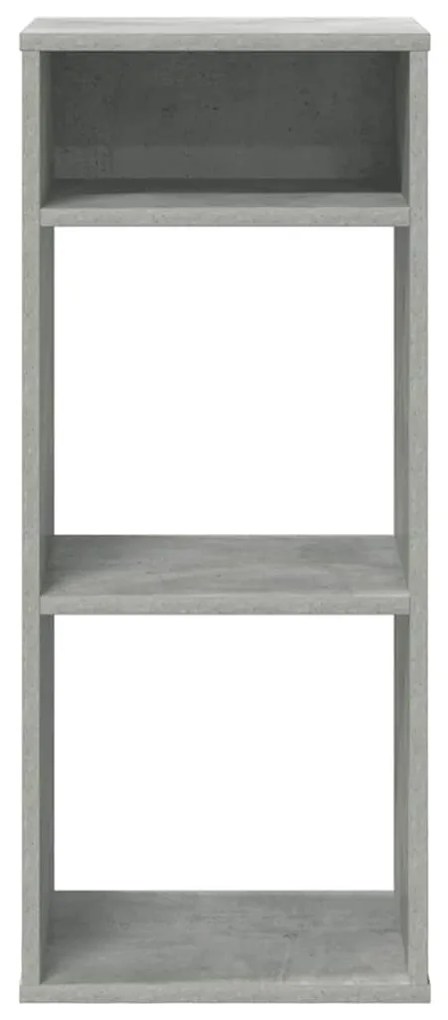 könyvszekrény betonszürke 34x31x80 cm szerelt fa
