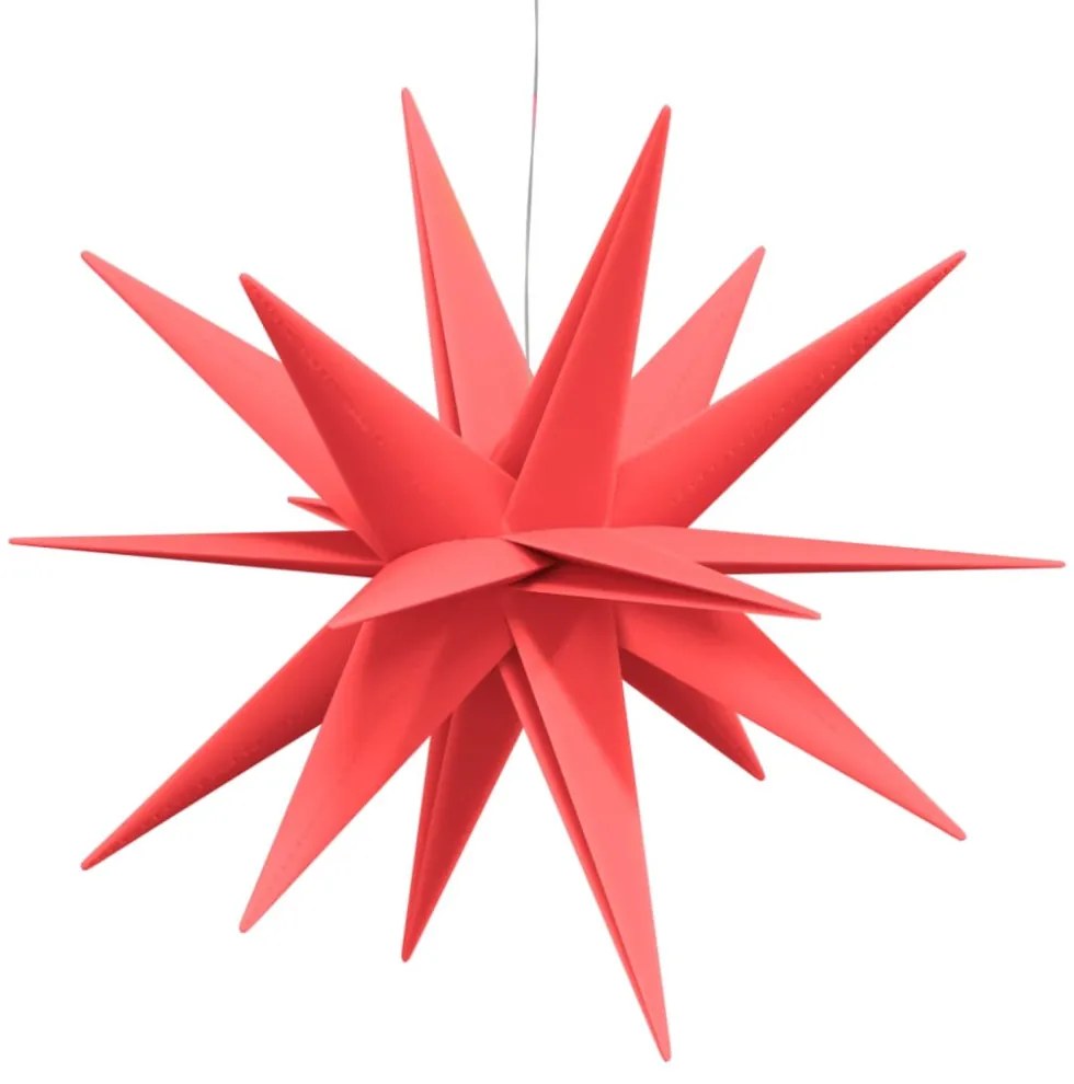 összecsukható piros karácsonyi lámpa LED-del 57 cm