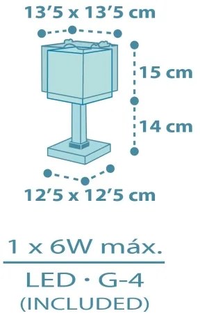 Dalber 63451 - LED gyereklámpa BABY DINOS 1xG4/4W/230V színes