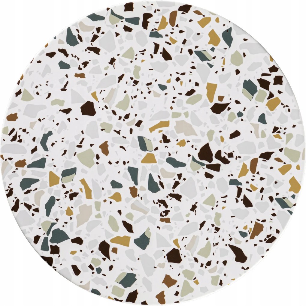 Porcelán Rak Kerrazzo Lapostányér kerek 27 cm