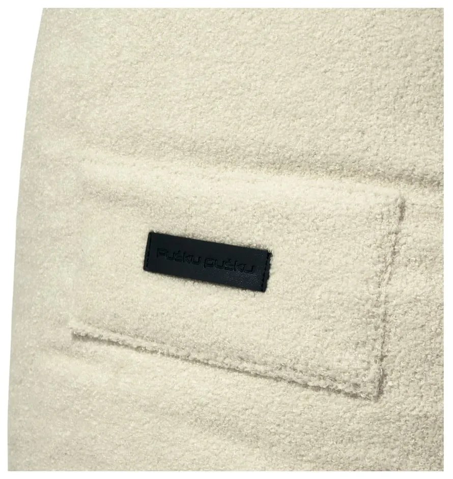 Barna buklé babzsákfotel Snug 100 – SLOWDOWN