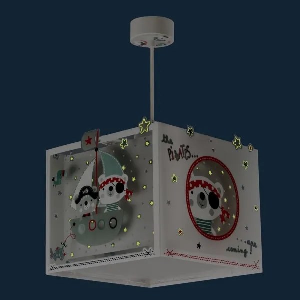 Dalber D-74552 - Gyerek csillár PIRATES 1xE27/60W/230V