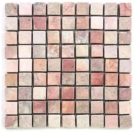 Mozaik burkolat DIVERO® 1m2 - márvány, piros