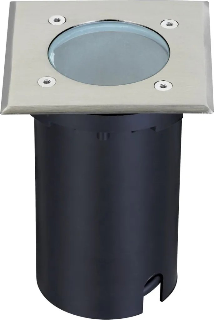POLUX 300546 COMETA Kültéri Talajba Építhető Lámpa Ezüst GU10 IP65