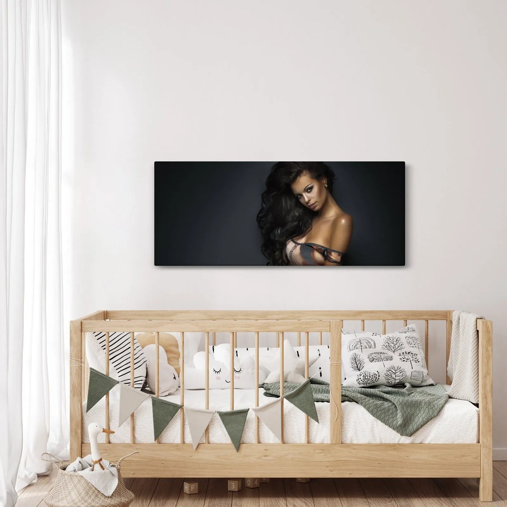 Kép - portré a csábító nőről (120x50 cm)