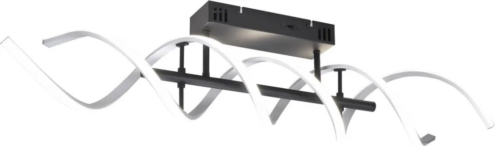 TRIO 641810205 SEQUENCE Modern LED Mennyezeti Lámpa Fekete, Ezüst LED IP20
