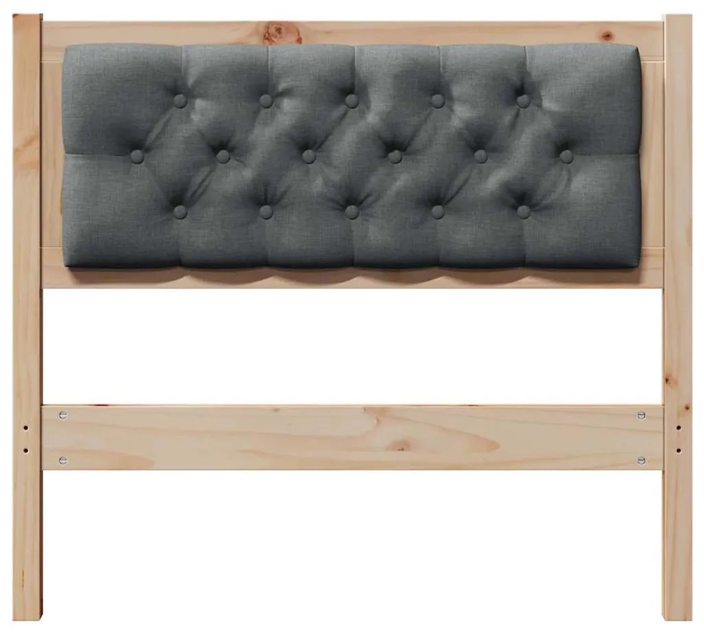 Fejtámla Egyéb barna és sötétszürke 90 cm Tömör fenyőfa