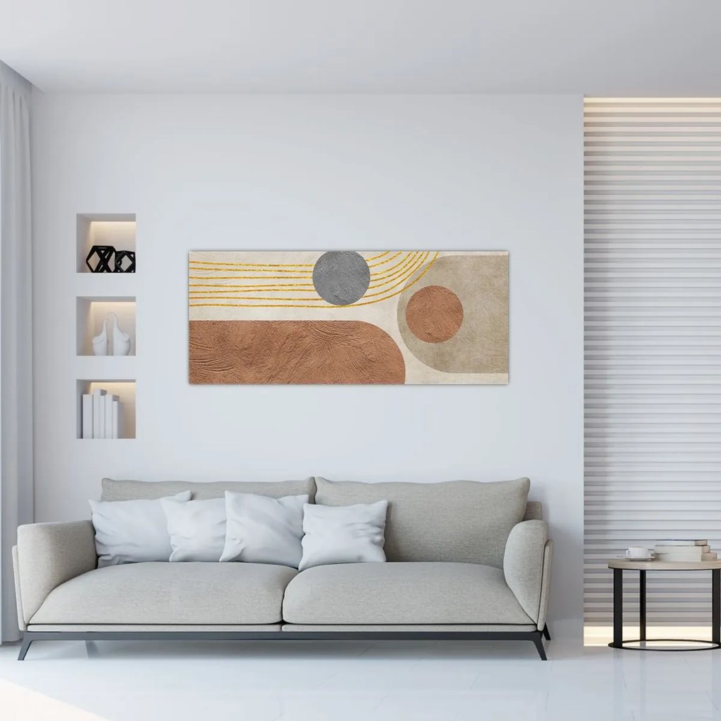 Kép - Modern kollázs (120x50 cm)