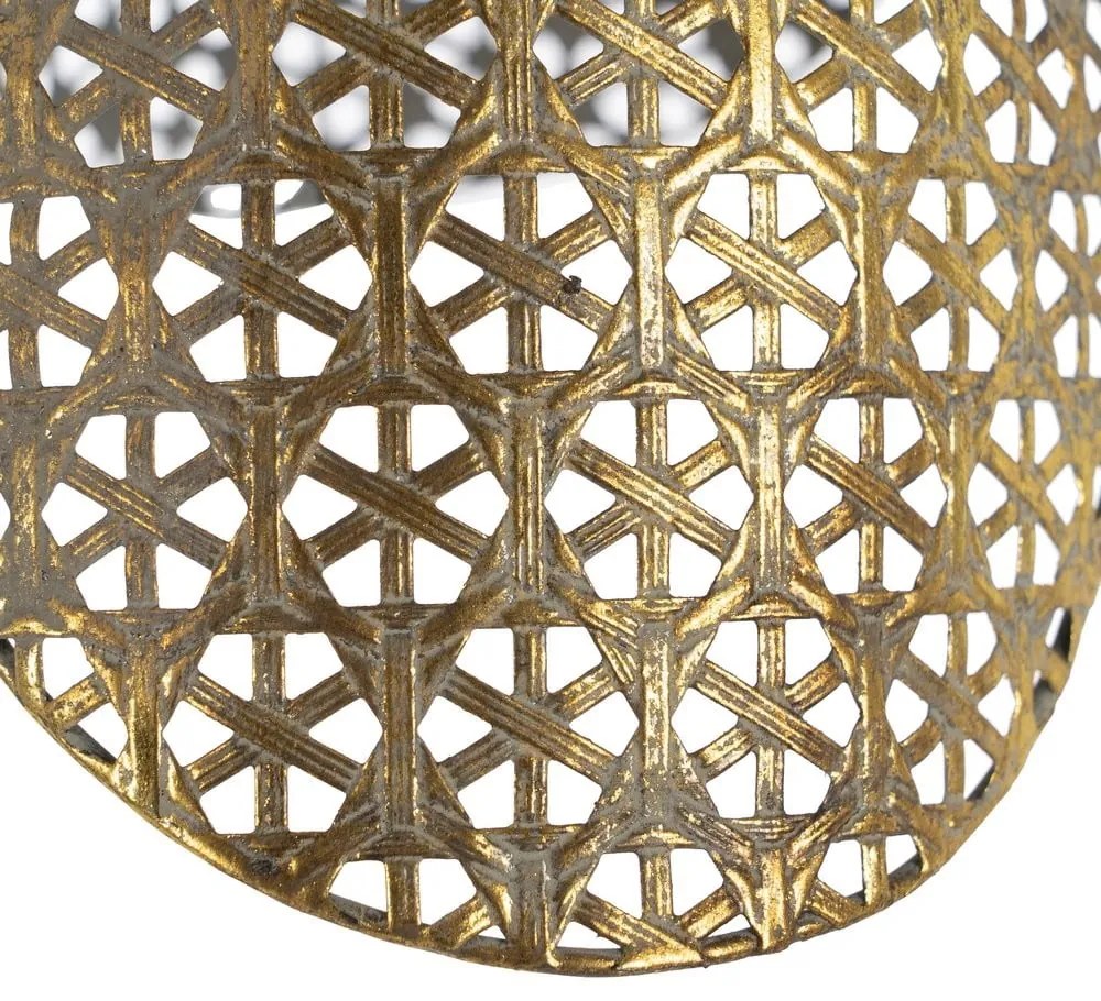 Aranyszínű függőlámpa fém búrával ø 24 cm – Ixia