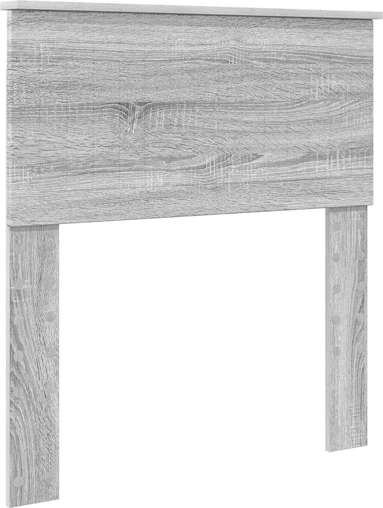 vidaXL Fejtámla Szürke Sonoma 80 cm Faanyag