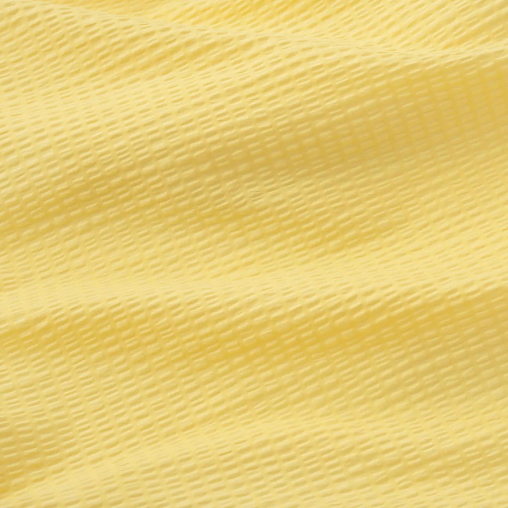 Goldea krepp ágyneműhuzat - sárga 140 x 200 és 70 x 90 cm