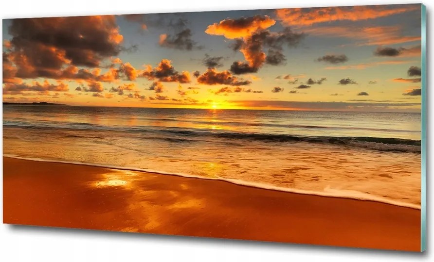 Fotó kép edzett üveg Viharfelhők 125x50