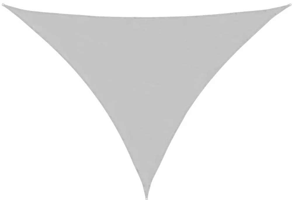 világosszürke 100% poliészter oxford szövet napvitorla 7x5x5 m
