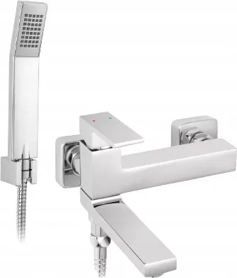 Ferro Kádtöltő Csaptelep Fali Zuhanyszettel, Króm