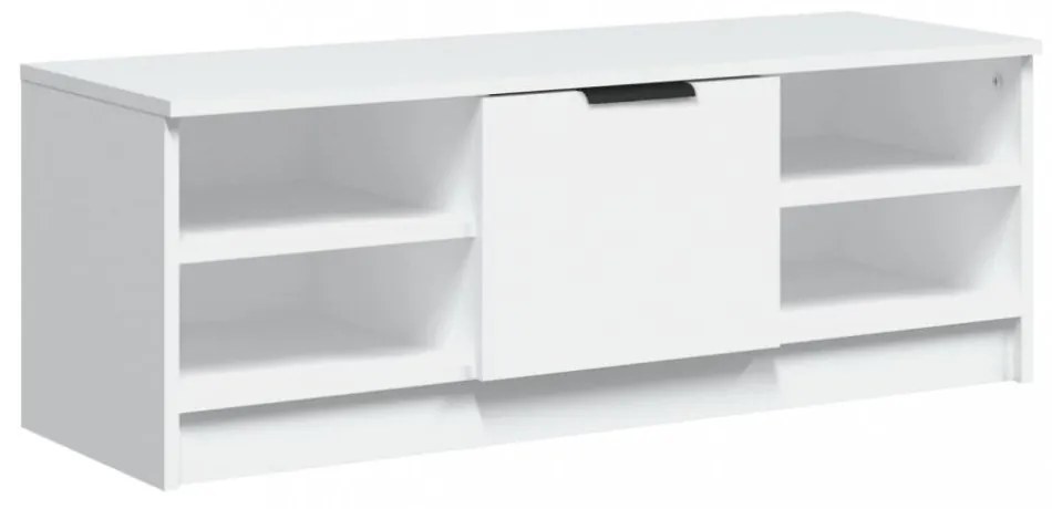 fehér szerelt fa TV-szekrény 102 x 35,5 x 36,5 cm