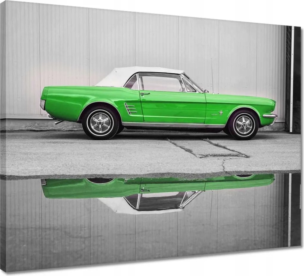 Vászonkép 50x40 Zöld Ford Mustang Usa