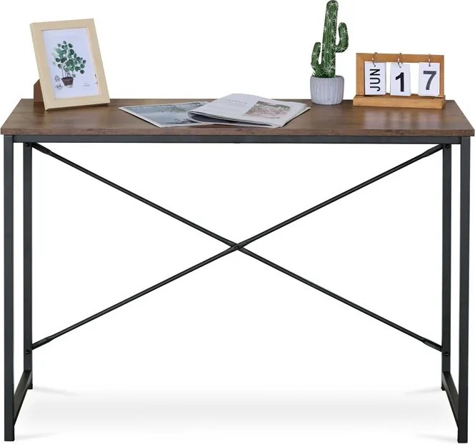 Íróasztal 100×40 cm méretben, old wood színben, MDF kivitelben GD-504 OLW