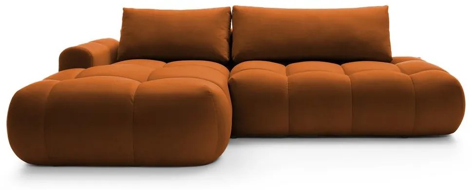 Sarokkanapé Ombre (B) (réz + piros). 1100453