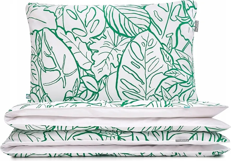 Trópusi levelek ágyneműhuzat 90x120 cm 1x 60x40 cm Mumla