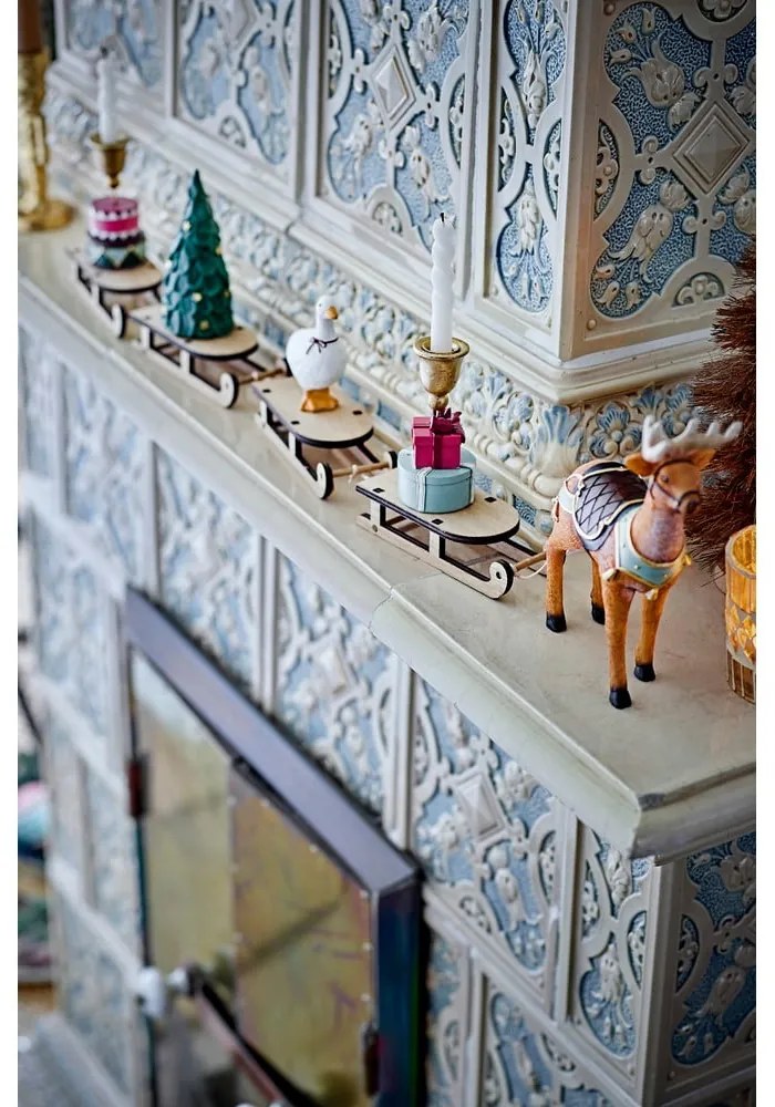 Poligyanta gyertyatartó karácsonyi mintával Dasher – Bloomingville