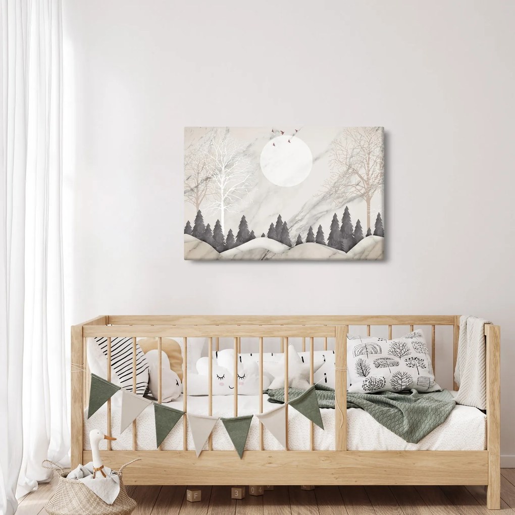 Kép - Téli táj (90x60 cm)