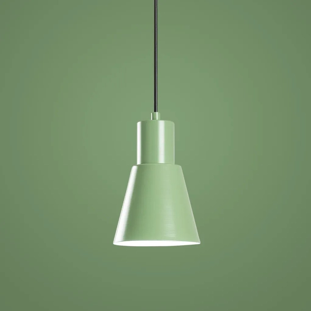 Konikkem Mint menta fém függőlámpa, Ø14 cm
