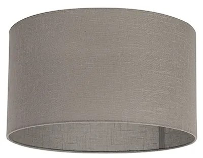 Pamut lámpabúra taupe kerek 35/35/20