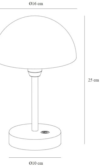 Nordlux - ELLEN LED/2,8W/3,7V IP44 töltős, állítható asztali lámpa, fekete